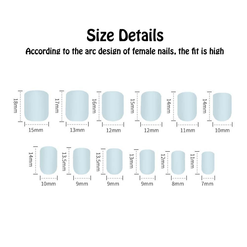 Purple and Gold Press on Nails Short Square Marble Medium Fake Nails | Gold Line
