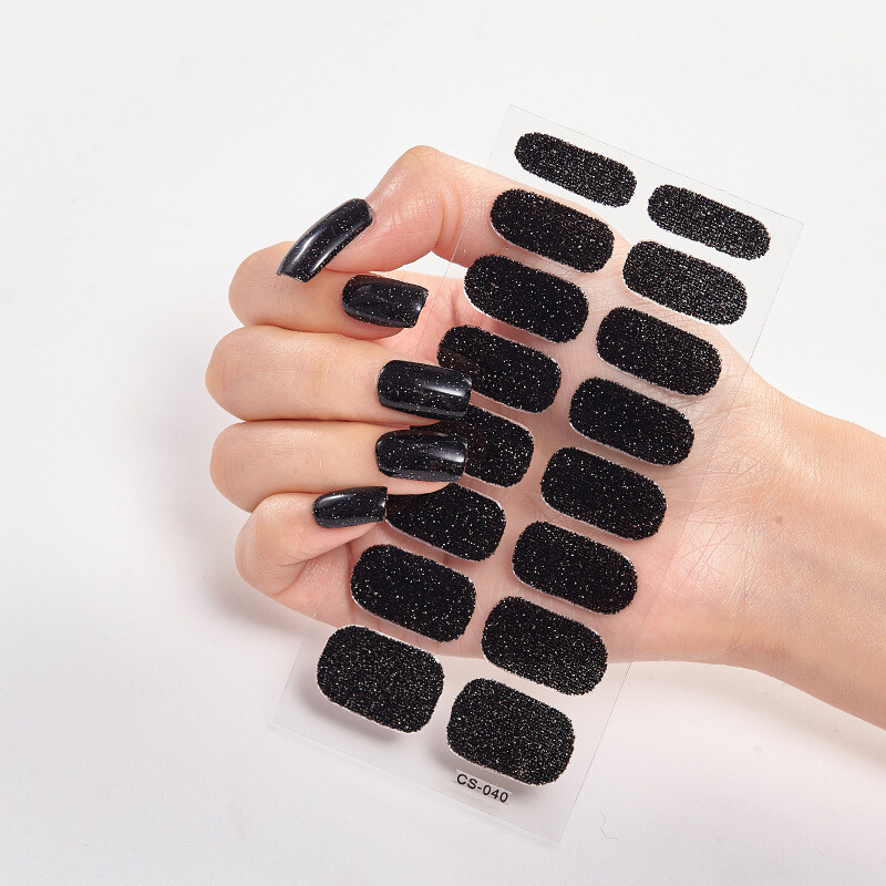 Nail Art Stickers Nail Stickers Scallion Powder Nail Stickers Nail Accessories