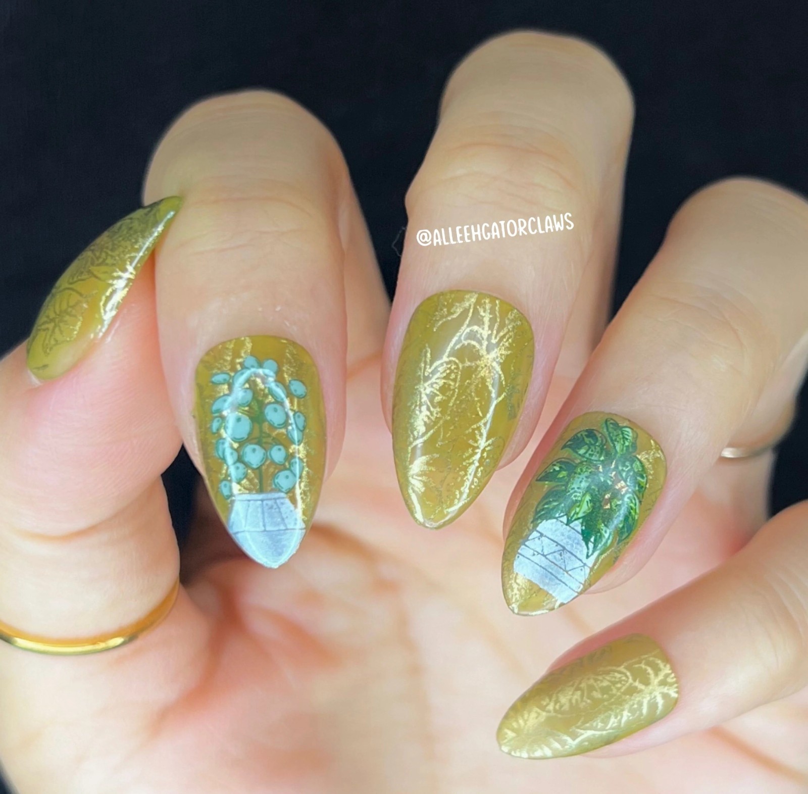 Plant Lover: Lush Living (MXM086) – Nail Stamping Plate