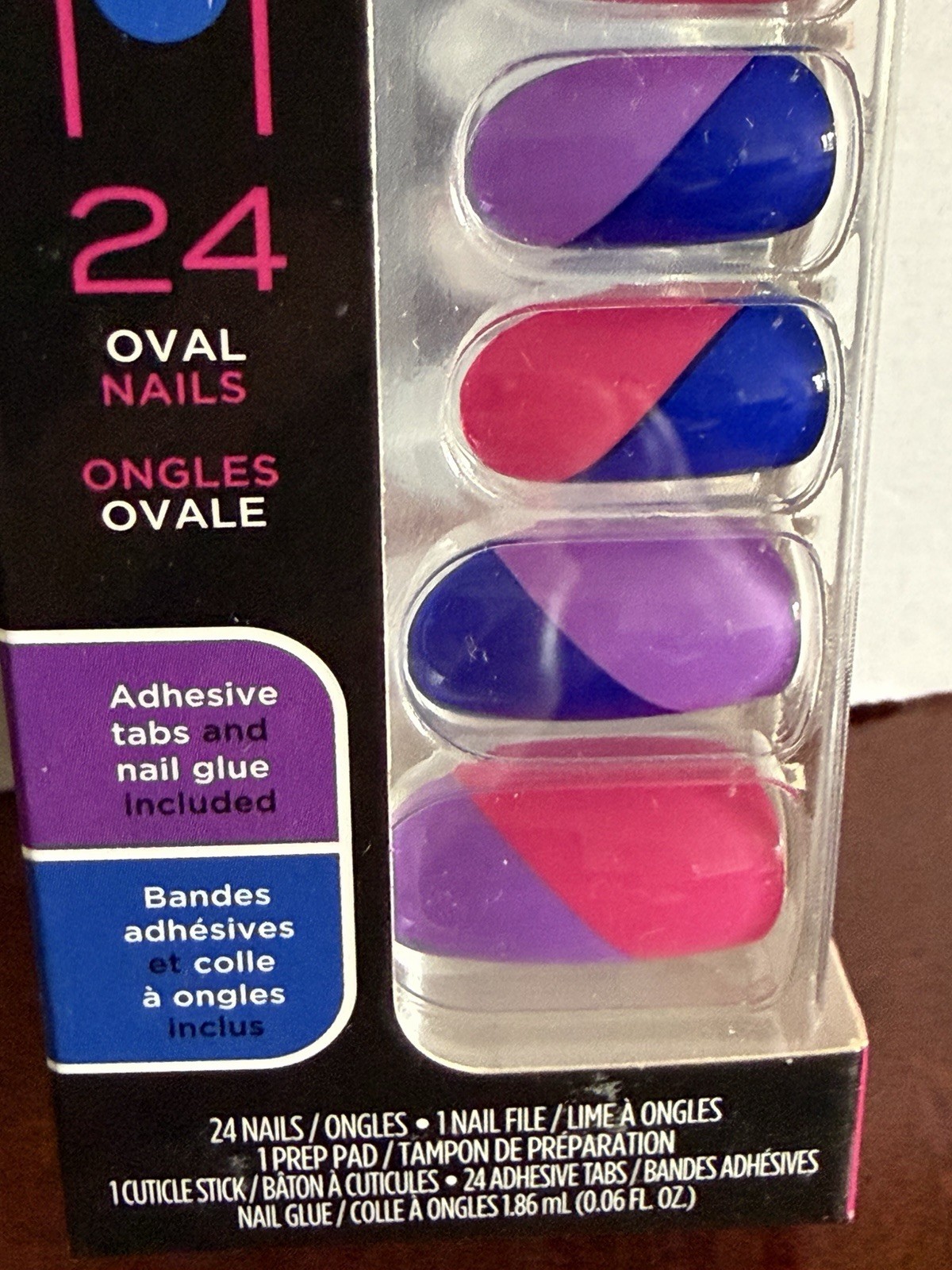Sally Hansen Perfect Manicure Pride Oval Bi-Tips OV751 New In Box