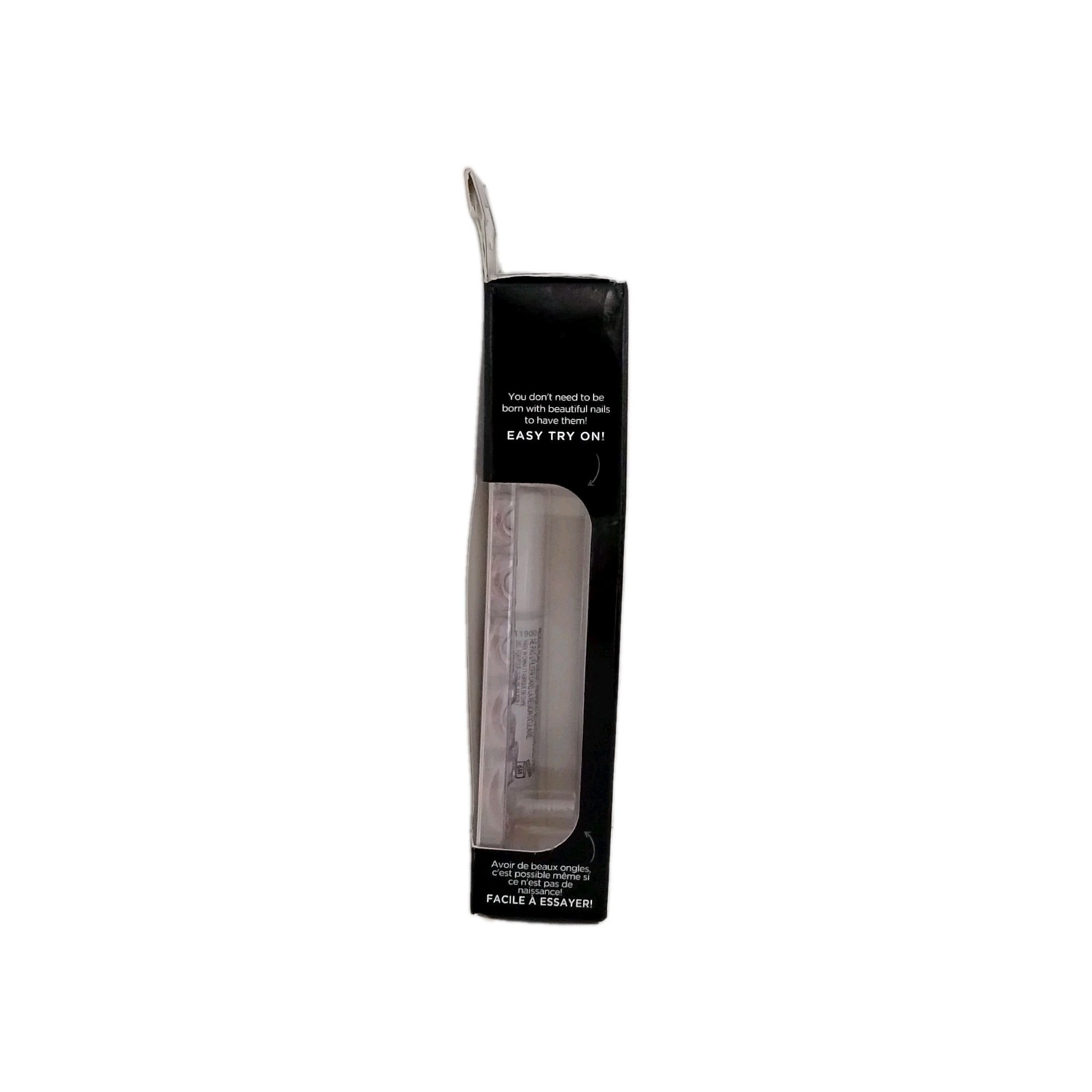 Sally Hansen SALON EFFECTS PERFECT MANICURE 24 SQUARE Press On Nails PINK CLAY