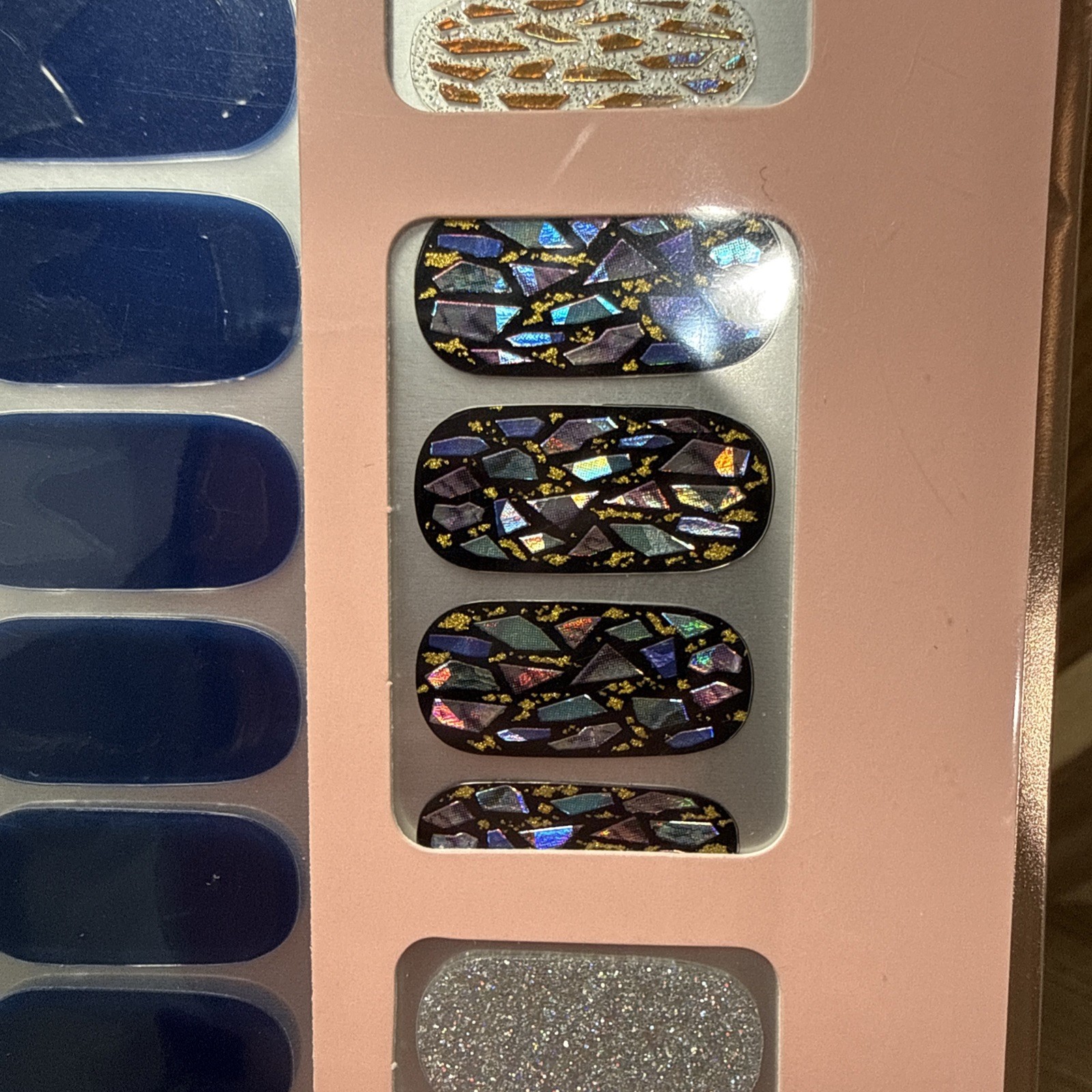 Dashing Diva Gloss Ultra Shine 34 Gel Nail Strips Palette LAPIS LAZULI