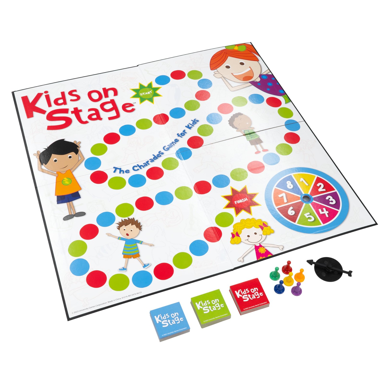 University Games Kids on Stage Game, Grades PreK+ (UG-01214) One Size, Red