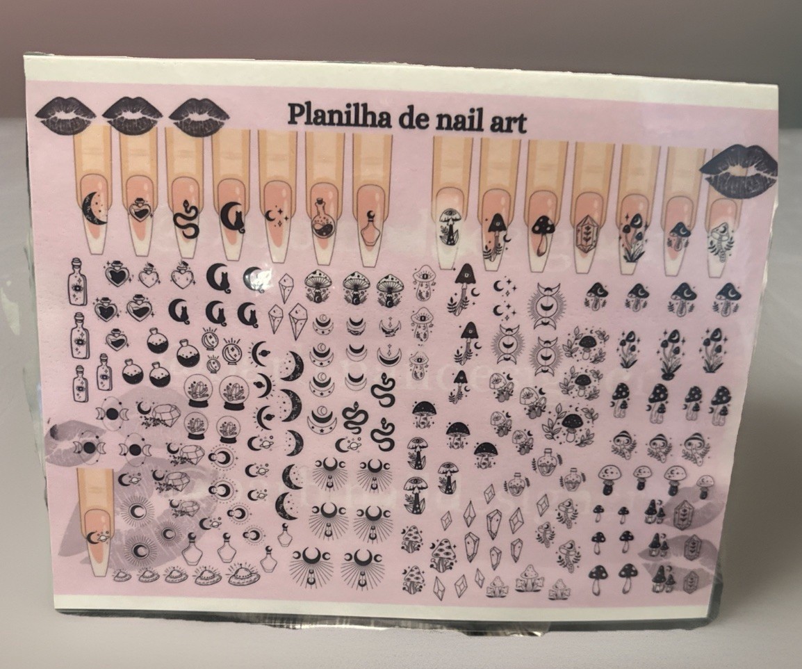 Maniology Monster Kawaii Emoji Nail Practice Hand Paint Art Sheet Gel Nail Art