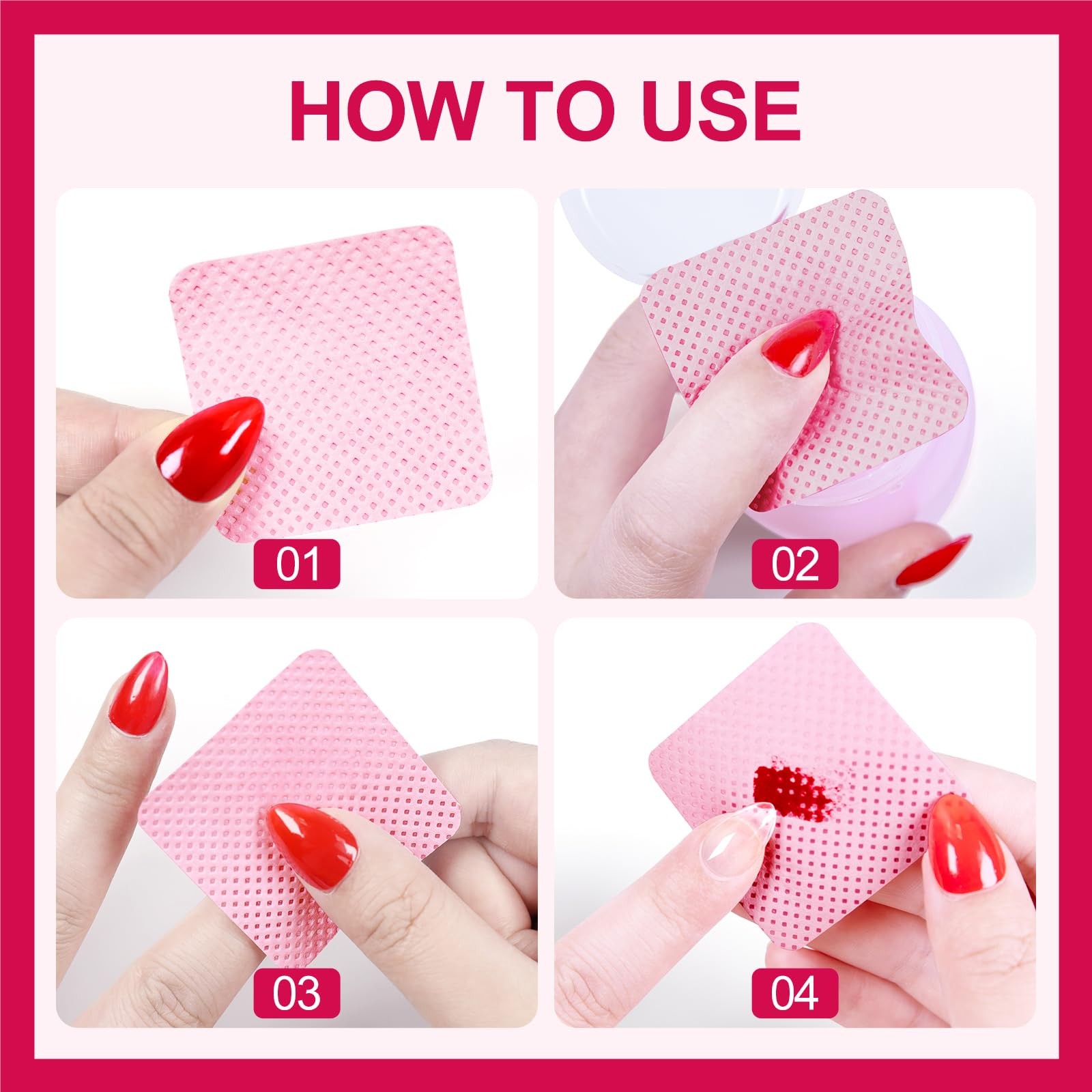 ANYINS Lint Free Nail Wipes, 1200PCS Wipes Non-Woven Fabric Nail…