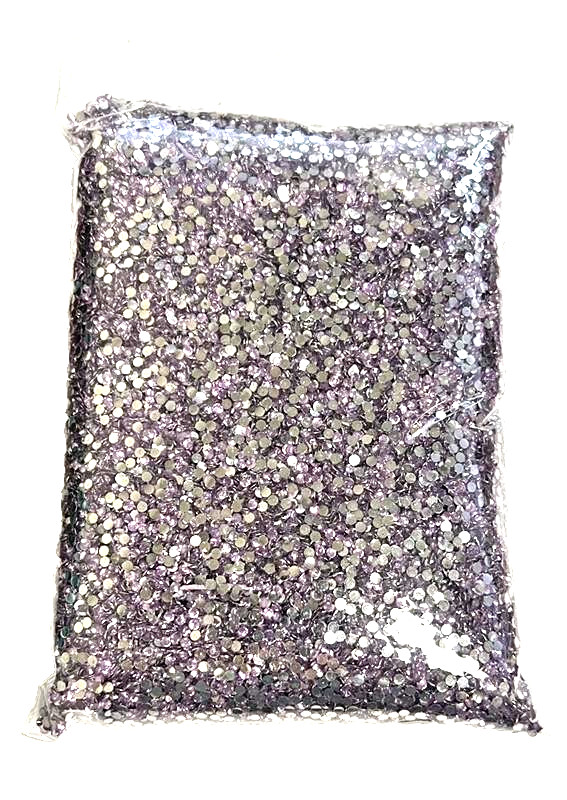Light Purple Round Flat Back Crystal Rhinestone 3mm Jewelry Crafting Nail Gems