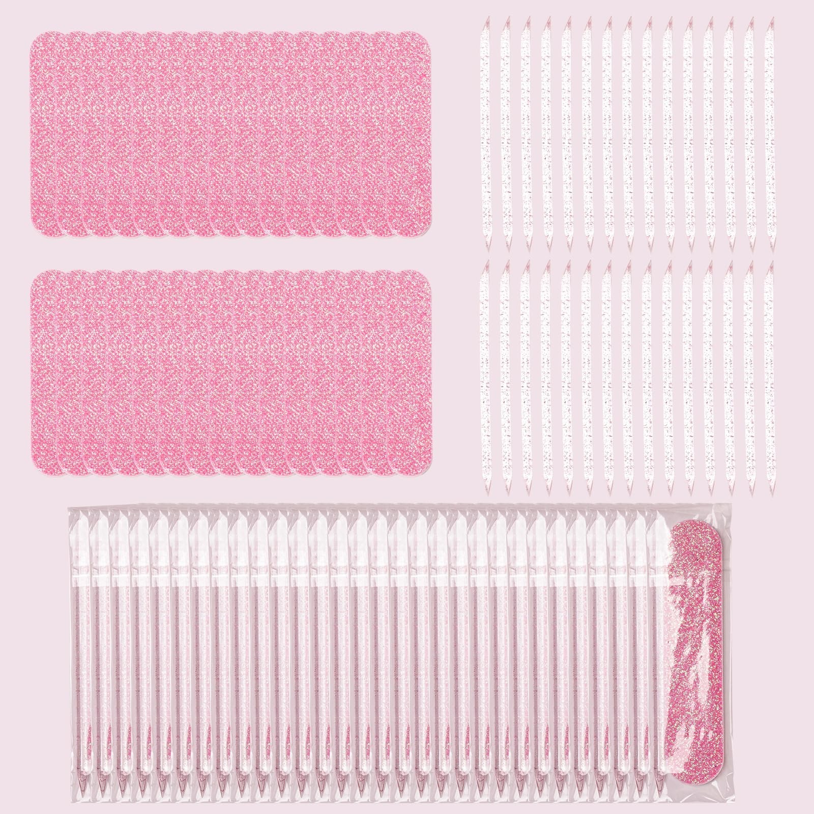 Mini Nail Files 240 Grit, Crystal Stick, Individually Packaged Nail Tool Kit …