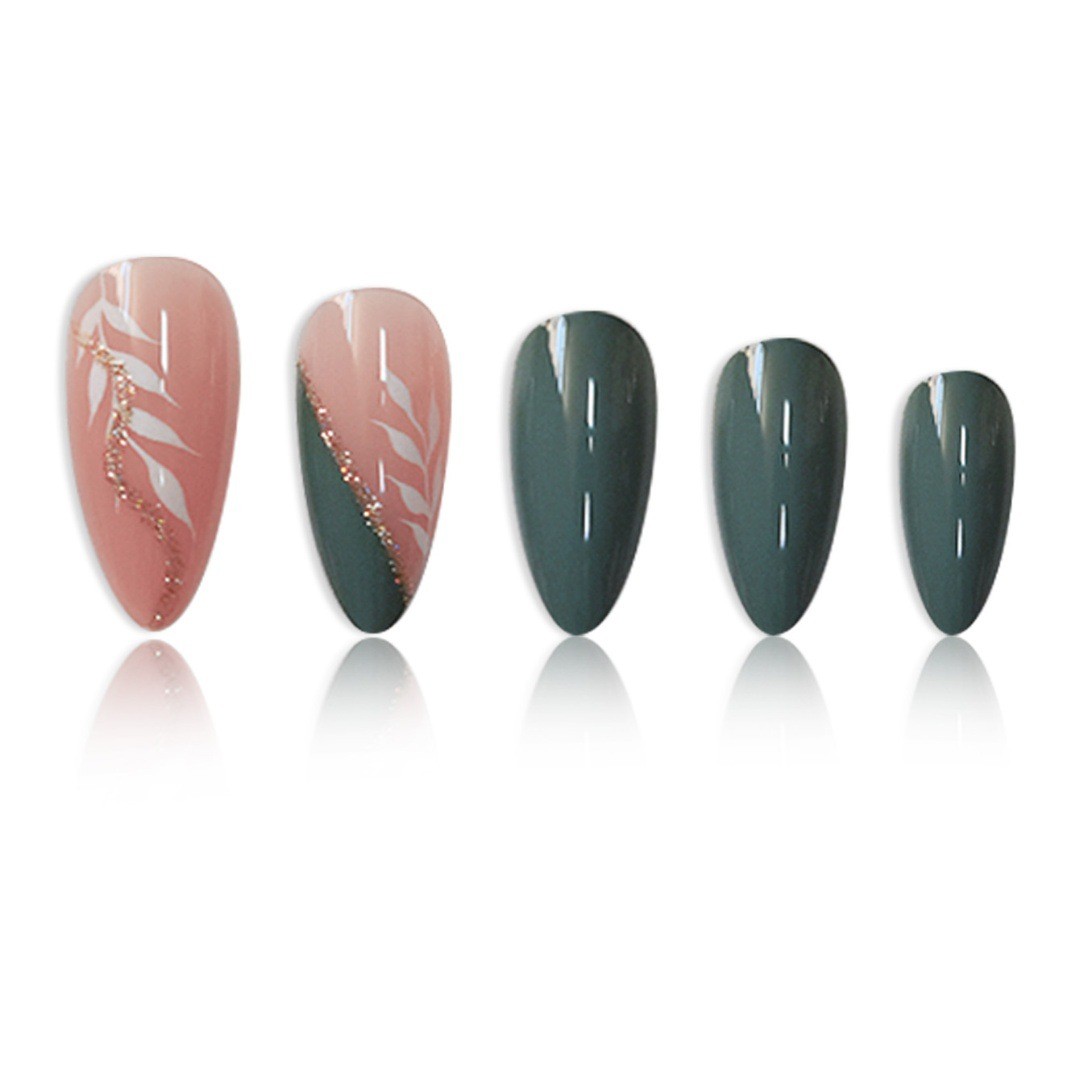 Elegant Gray Metallic Line Nail Patches Simple Stylish Nail Art Wholesale