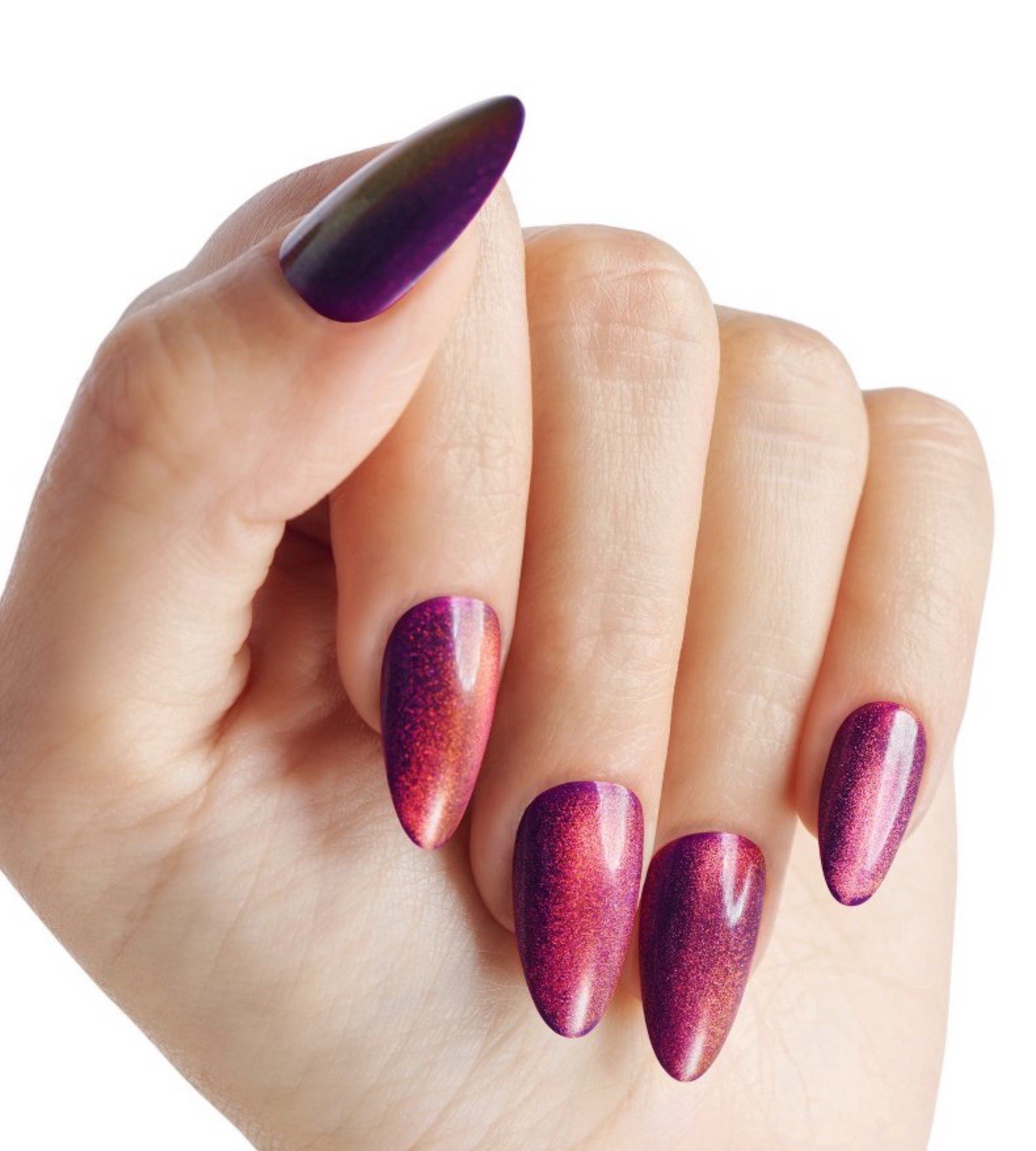 KISS Press-On Nails Gel Fantasy Magnetic Velvet & Bare But Better Ombre TruNude