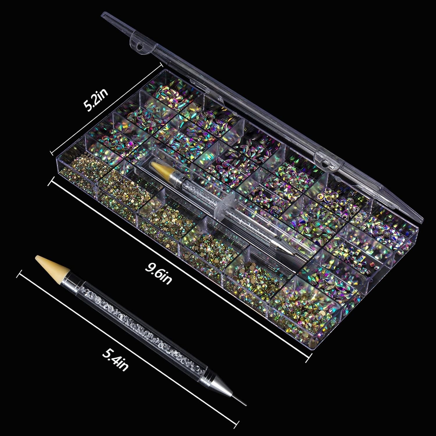 Multi Shapes Nail Art Rhinestones Set