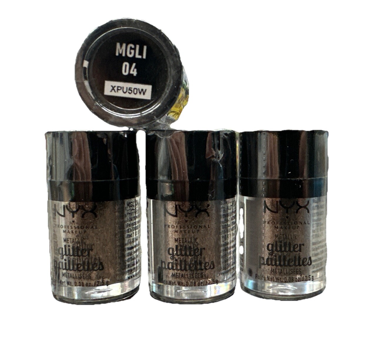 NYX PROFESSIONAL MAKEUP Metallic Glitter Goldstone(4 Pack) MGLI04