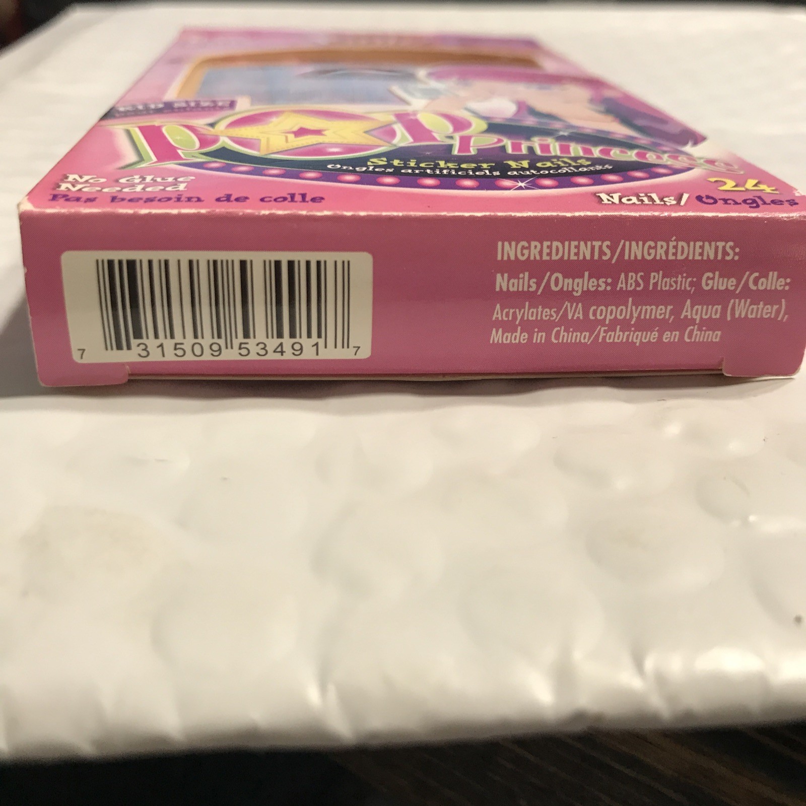 PINK by KISS Pop Princess 24 Sticker Nails 53491 PSP03 unsealed NIB