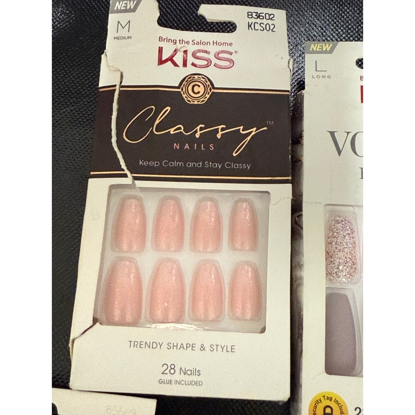 KISS Classy, Vogish, Gel Fantasy, Masterpiece Press On Nails – 5 Pack