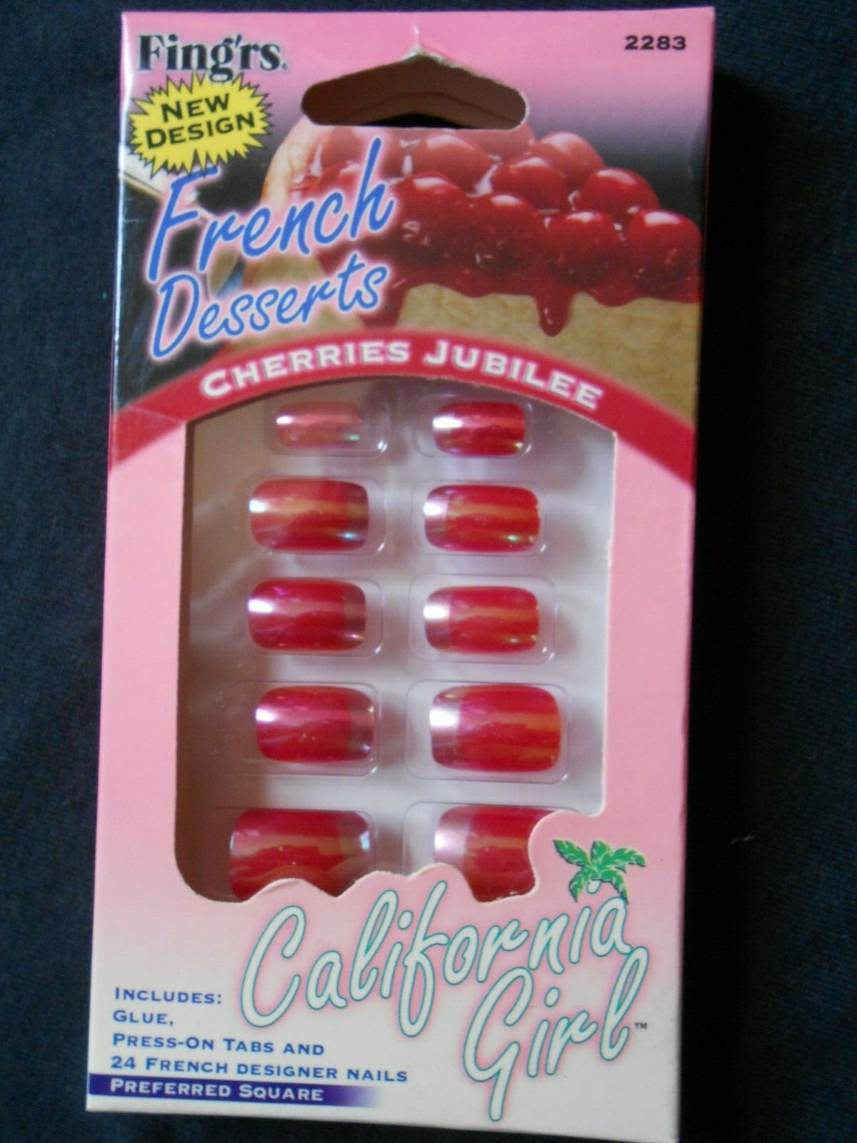30 SETS OF FING’RS FRENCH DESSERTS CHERRIES JUBILEE