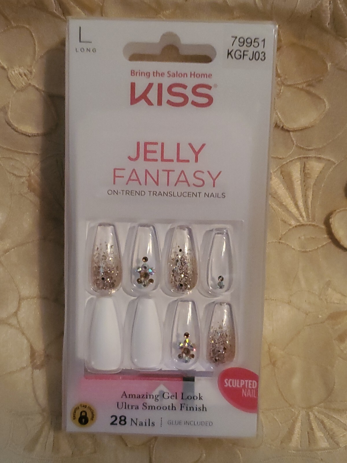 KISS-JELLY FANTASY-79951 KGFJO3-LONG/COFFIN-SUPER FUN/GLITTER/MATTE/SPARKLE