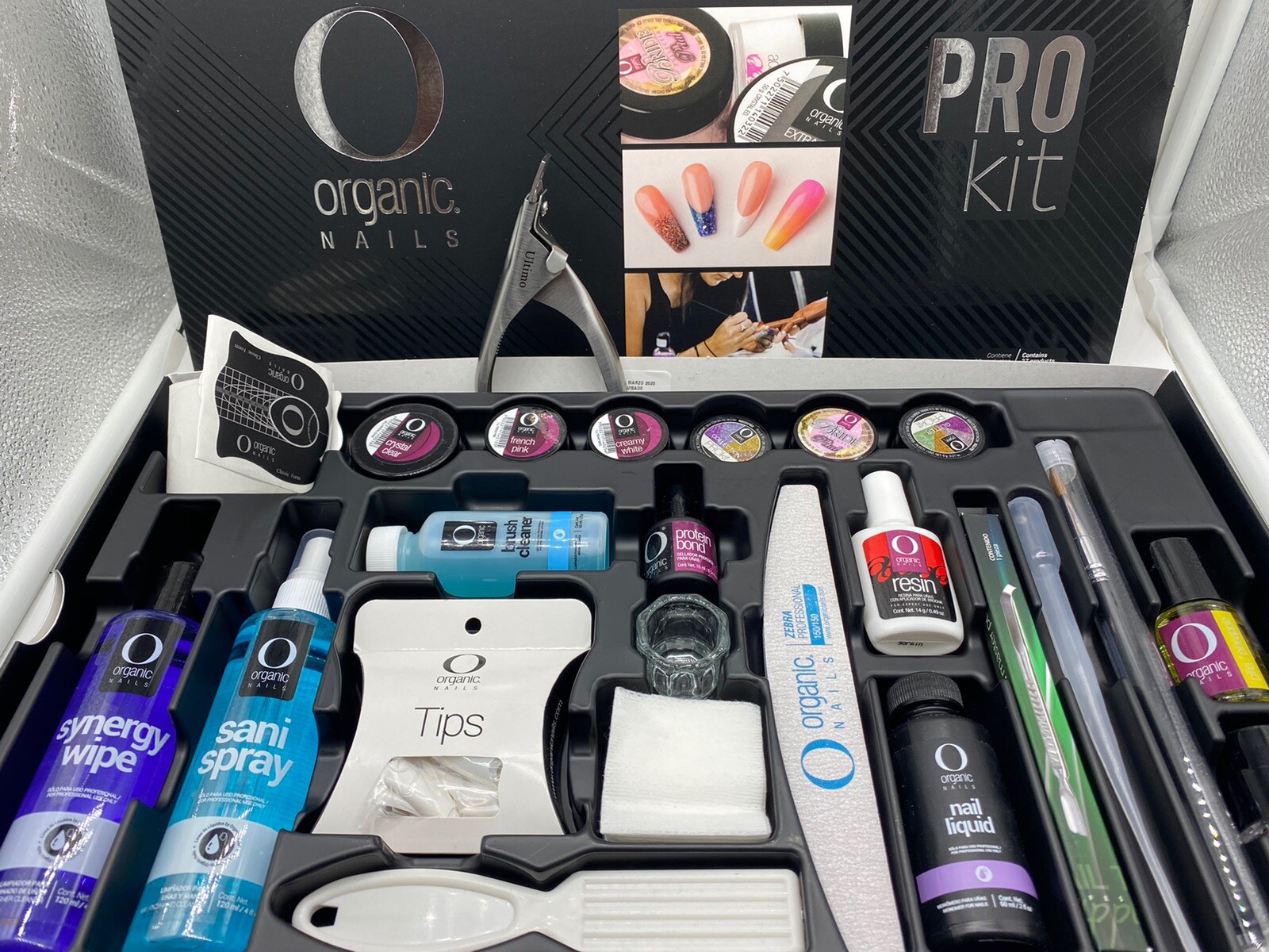 kit organic nails Con Corta Tip Gratis