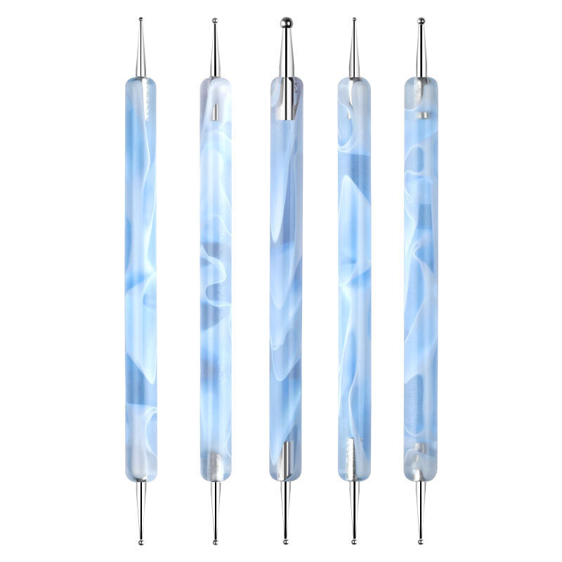 5PCS Dotting Pens Nail Art Design Tools Manicure Kit Ball End Dot Art Tools USA
