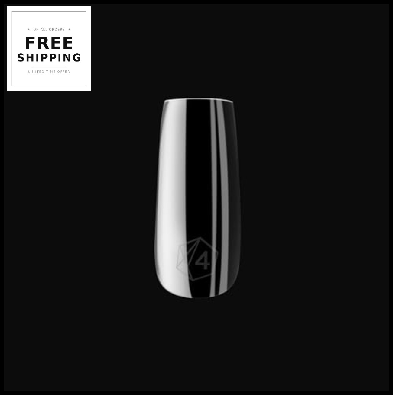 Gel Nail Tips Square 280 Count Medium Full Cover Half Sizes Included Soak Off