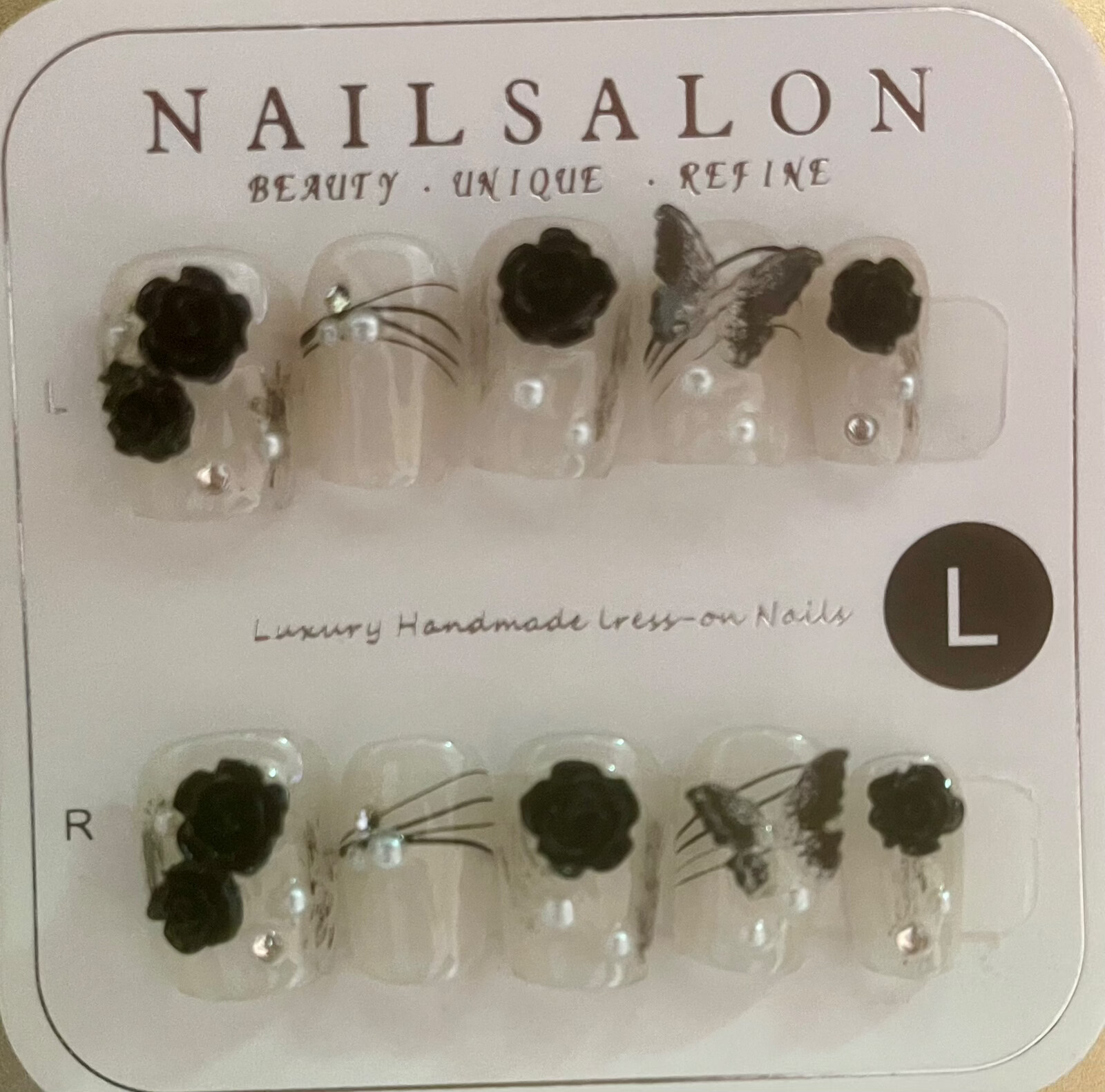 25Set Lot Price $111.9,100%Hand Made press on Nail, Free Glue&Essential Tools