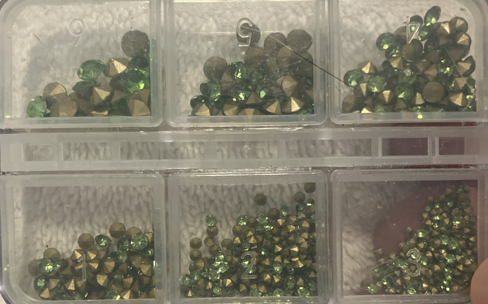 Lot Of 12 Nail Art Decorations 3D Candies, Mink Fur, Gemstones Christmas- Etc