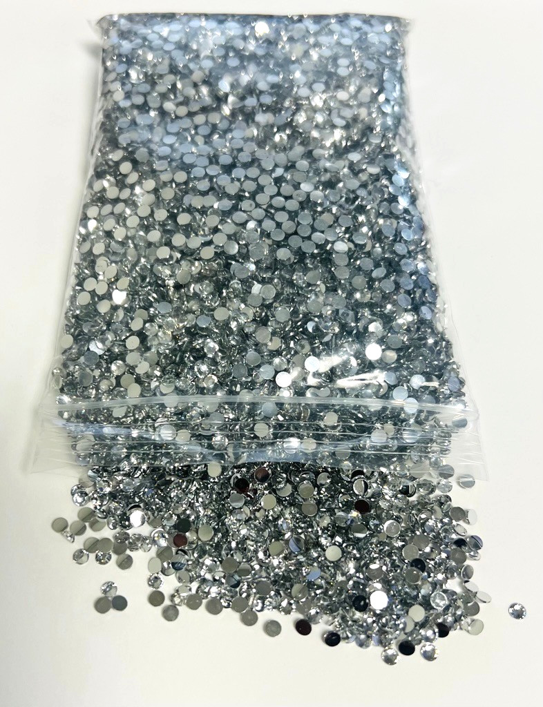 Crystal Diamond Rhinestones Flat Back Round Jewelry Crafting Gems Multipack