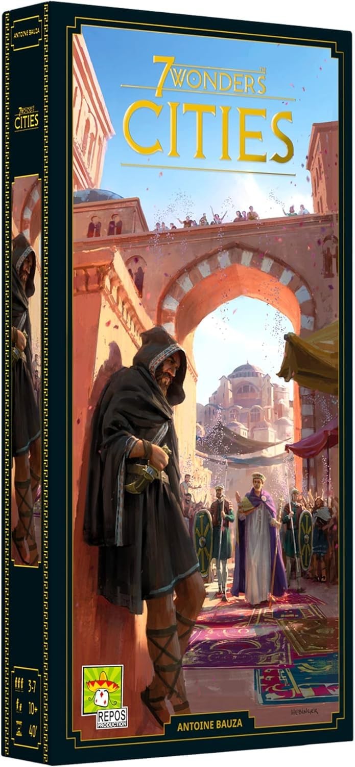 Asmodee 7 Wonders Cities Board Game EXPANSION – Forge Medium, Various