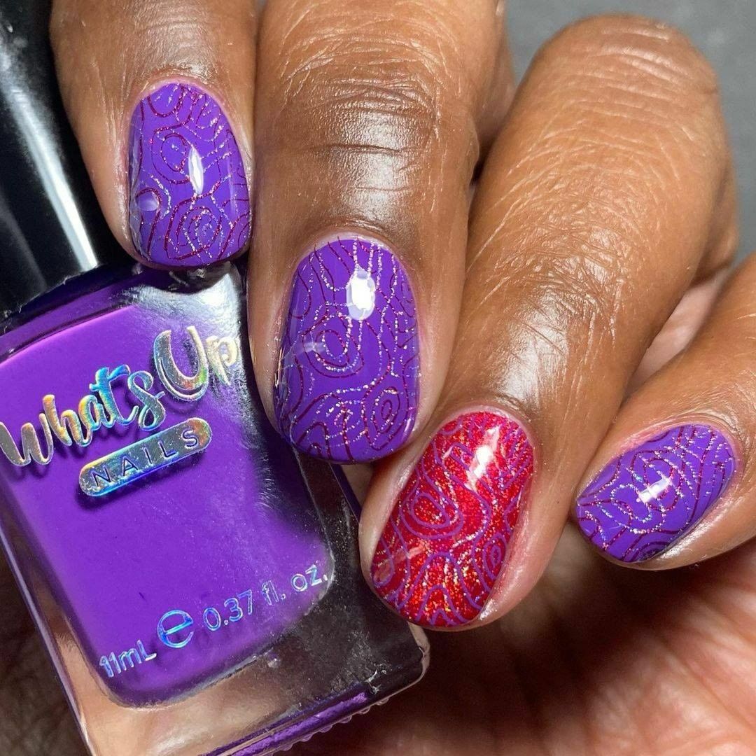 Whats Up Nails – Welcome to Holowood Stamping Polish (Silver Holo), Nail Polish