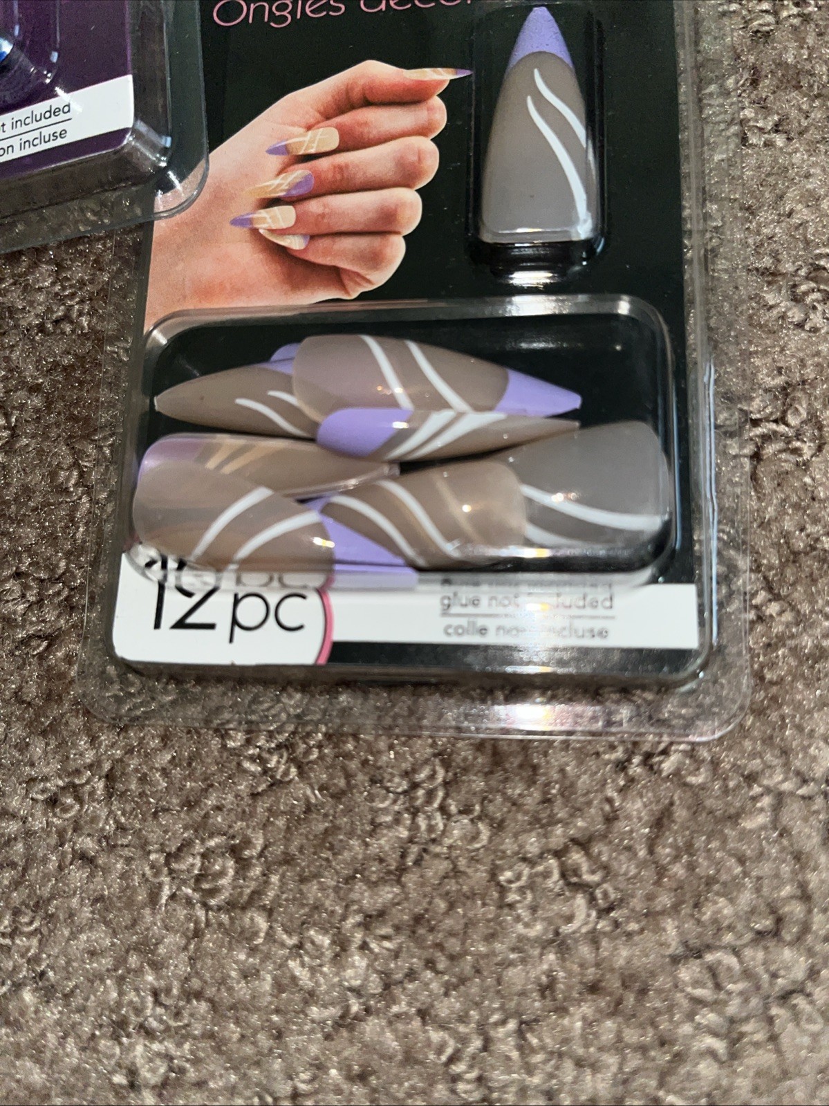 Artificial Nails B-color Multicolor Assorted Glue Not Included 36 Packs Of 12.