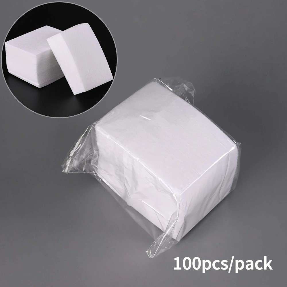 1000/600/500/100pcs Lint-Free Nail Cotton for UV Gel Polish Removal Wipes Paper