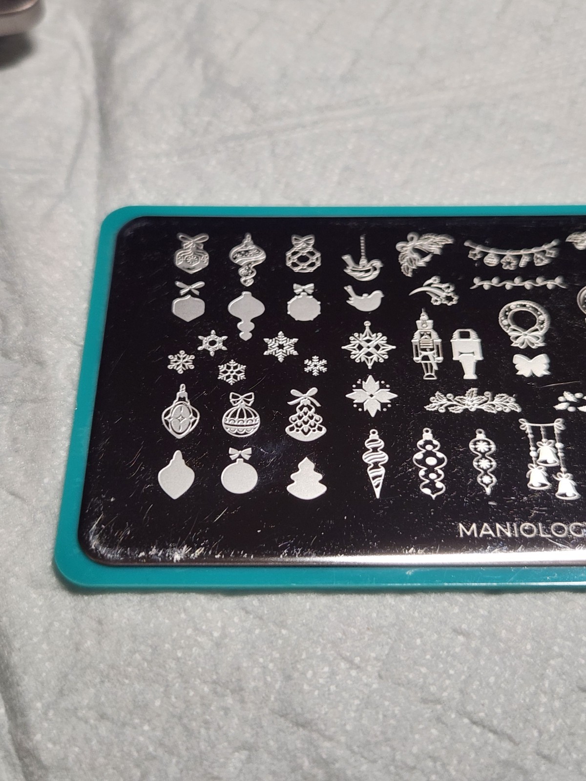 Maniology Nail Stamping Plate M081 Christmas Ornaments