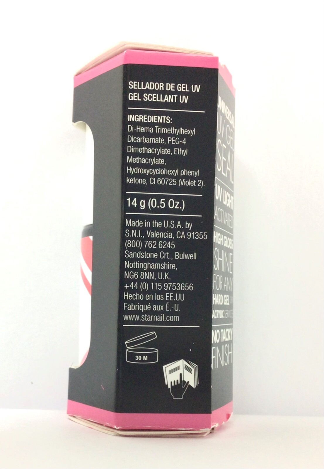 UV Gel Seal by Cuccio Pro for Women – 0.5 oz Top Coat free gift