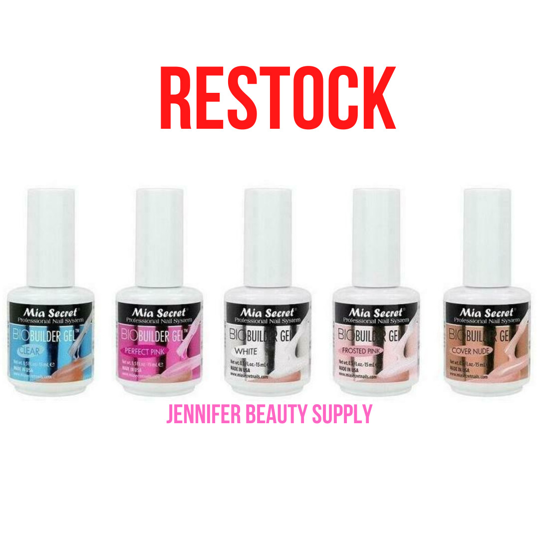MIA SECRET PROFESSIONAL NAIL SYSTEM BIO BUILDER GEL 0.5 OZ -CLEAR (BG-70) JBS