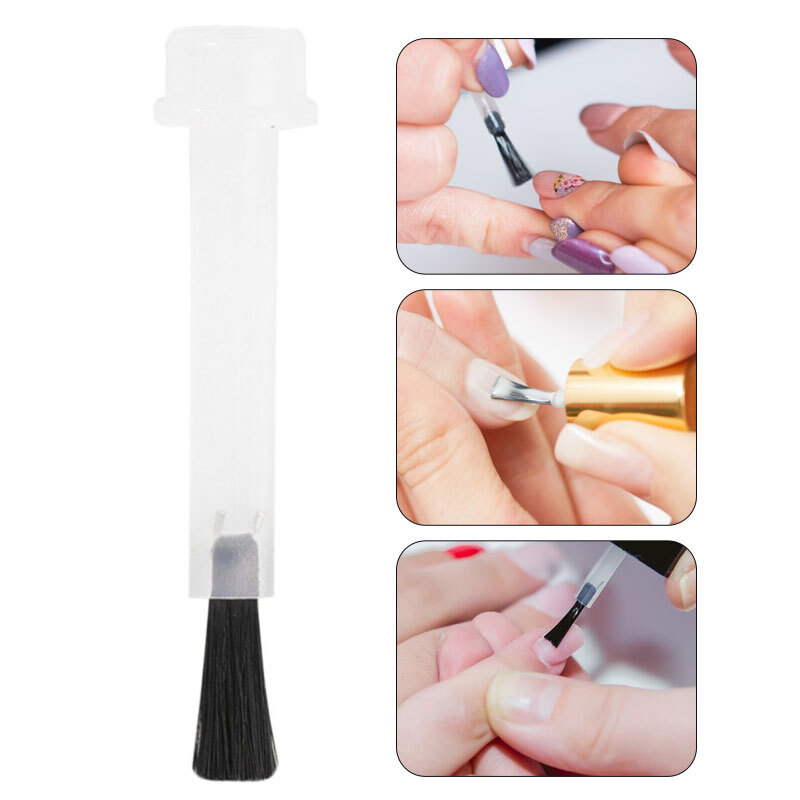 25/66pcs Nail Polish Brush Head Disposable Replacements Brush Kit Manicure Tools