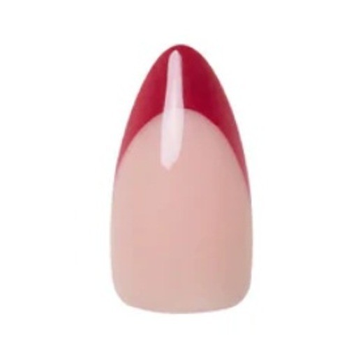 Glamnetic Rose Garden Press-On Nails Short Round Red French Tip- New in Box