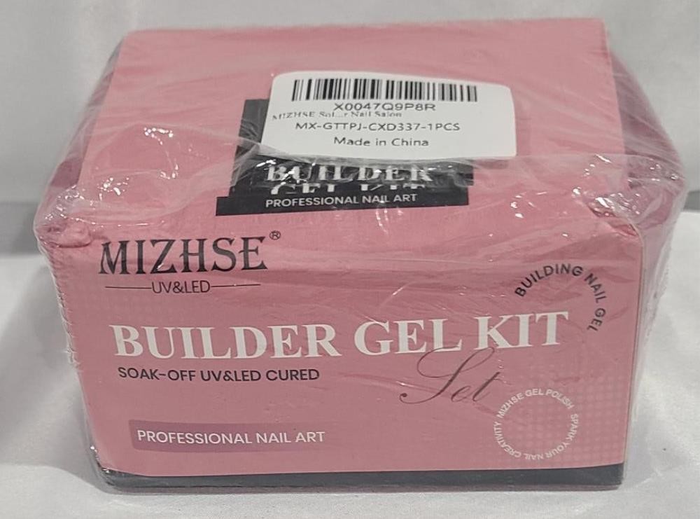 MIZHSE Solid Nail Glue, 18g Solid U V Gel Nail Glue Gel for Nails and Mini Light