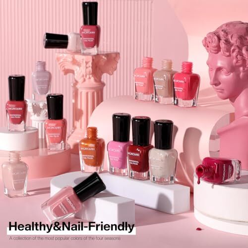 Fingernail Nail Polish Set: 15 Color 0.02 Fl Oz (Pack of 15) A1-Rose Queen