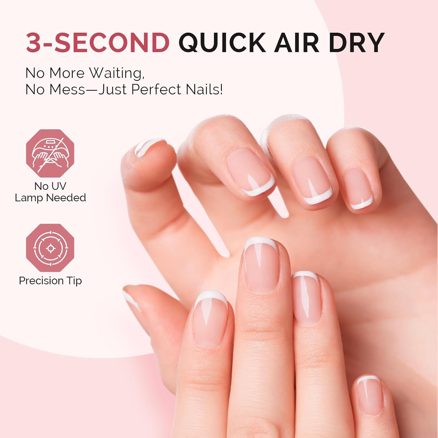 6Pcs Nail Glue for Press on Nails Super Strong Quick Dry, 2ml | False Nails Acry