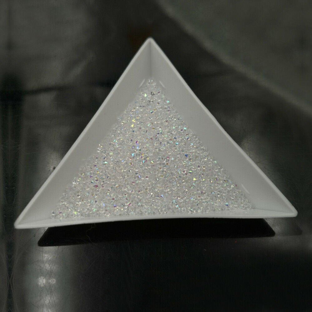 5000PCS AB Nail Rhinestone Crystal 1.2mm 3D Micro Glass DIY Glitter Nails Art