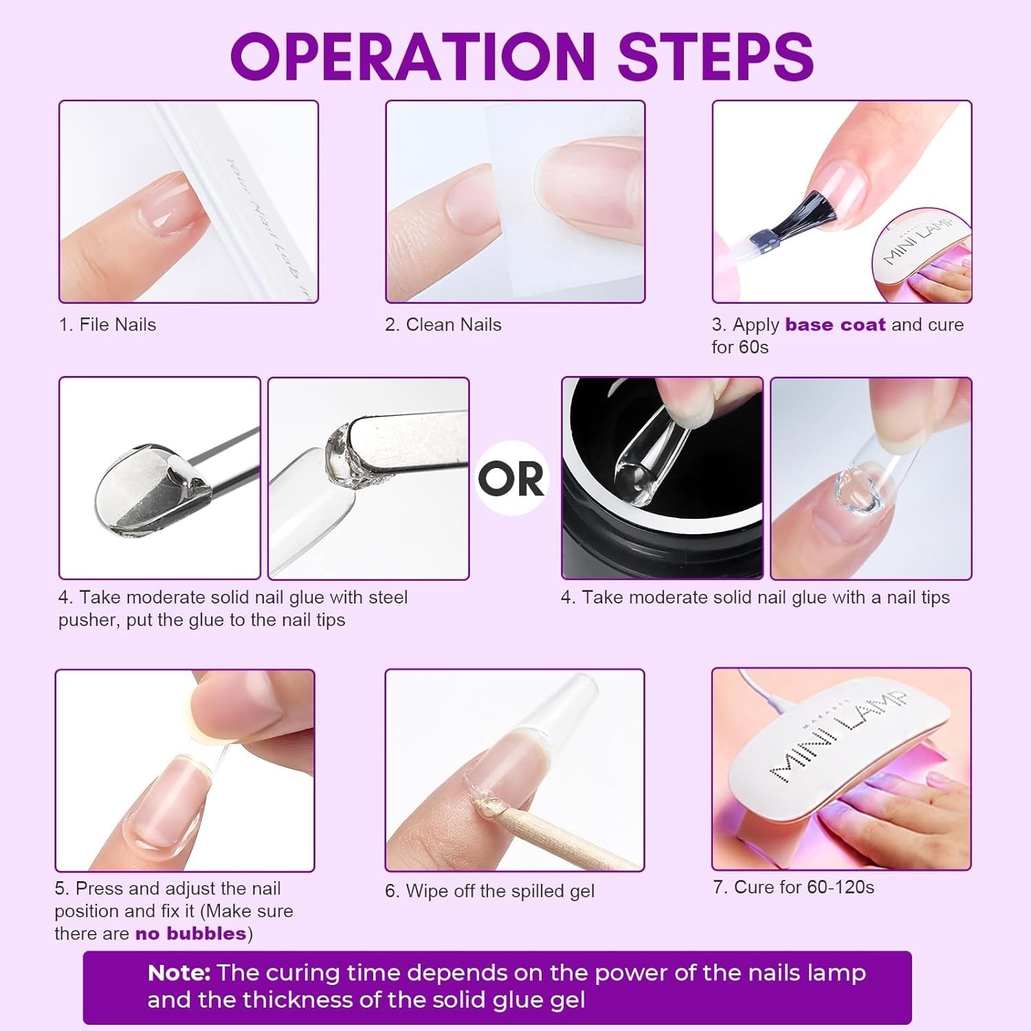 Mess-Free Nail Adhesive Gel – Strong, Flexible, and Odor-Free for No Hassle