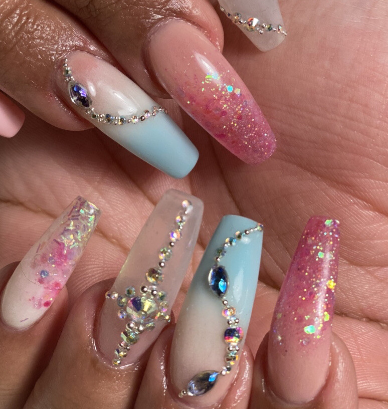 Nail Glitter Art