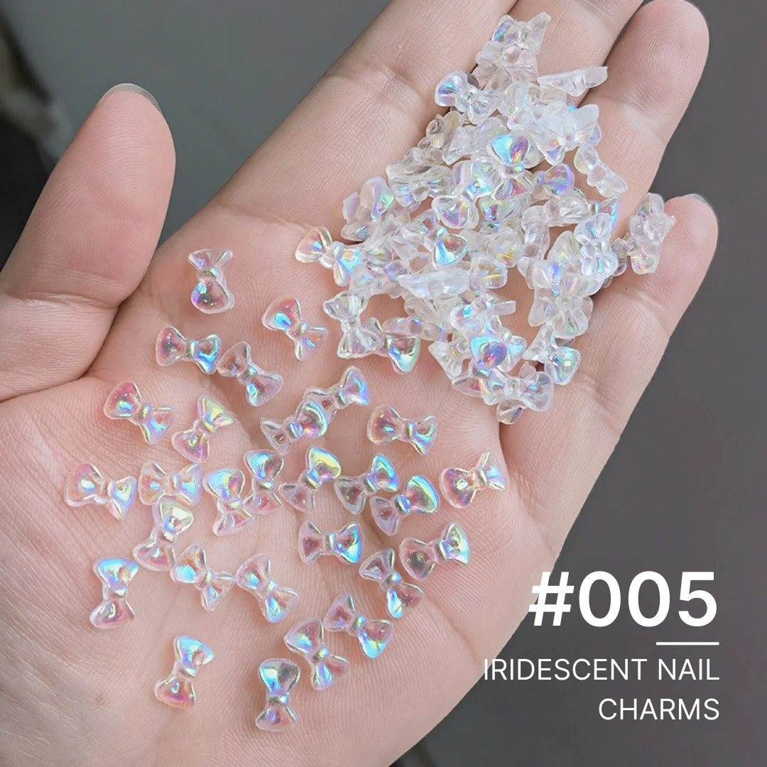 Iridescent Nail Charms