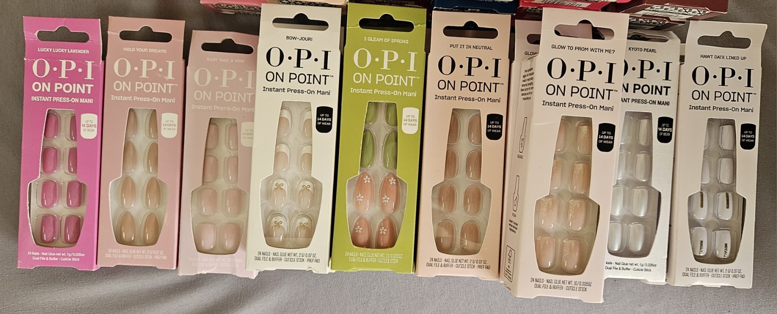 BULK LOT: 72x OPI On Point Instant Press-On Nails – Brand New