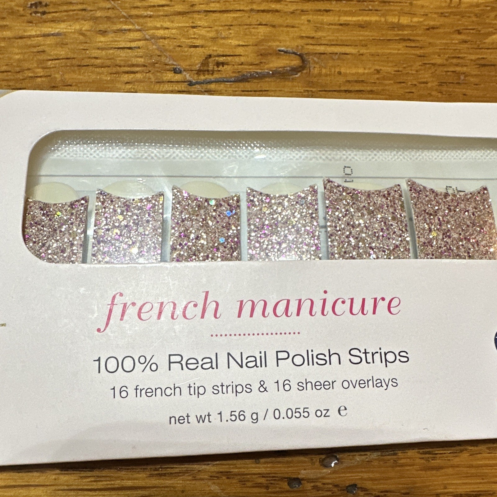 Color Street French Manicure Glitter Nail Polish Strips – Tokyo Twinkle