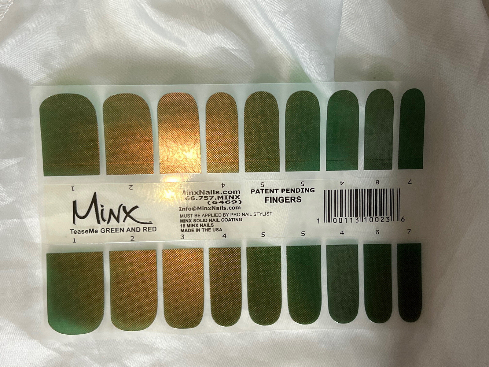 Minx Foil Nail Cover Nail Art Sticker Manicure Wraps