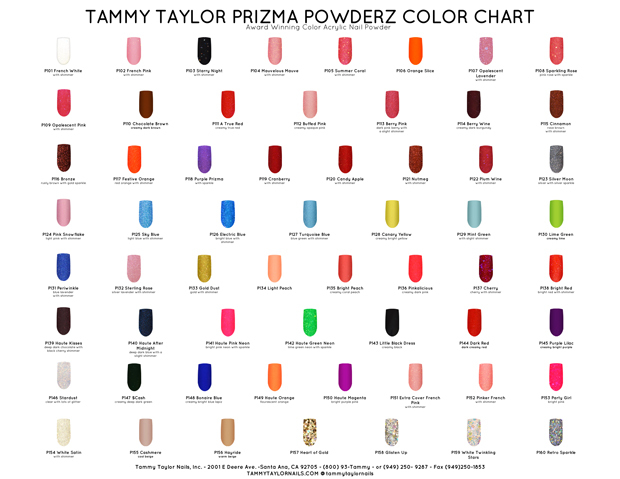 Tammy Taylor Nails – Prizma Nail Acrylic Colors Powder 1.5oz/42.5g