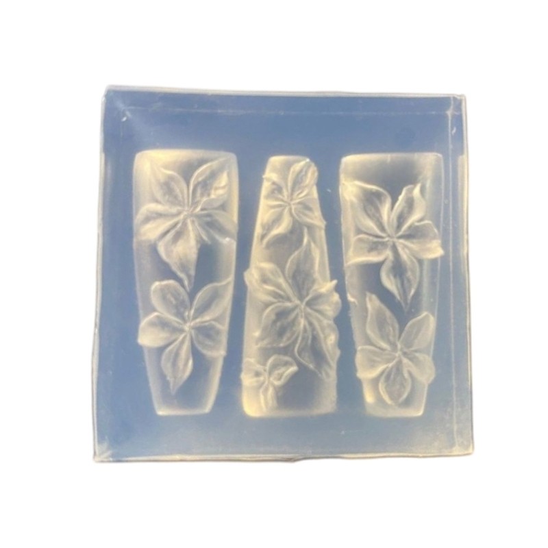 Easy Release Silicone Nail Stamp Molds Professional Manicure Patterns Moulds