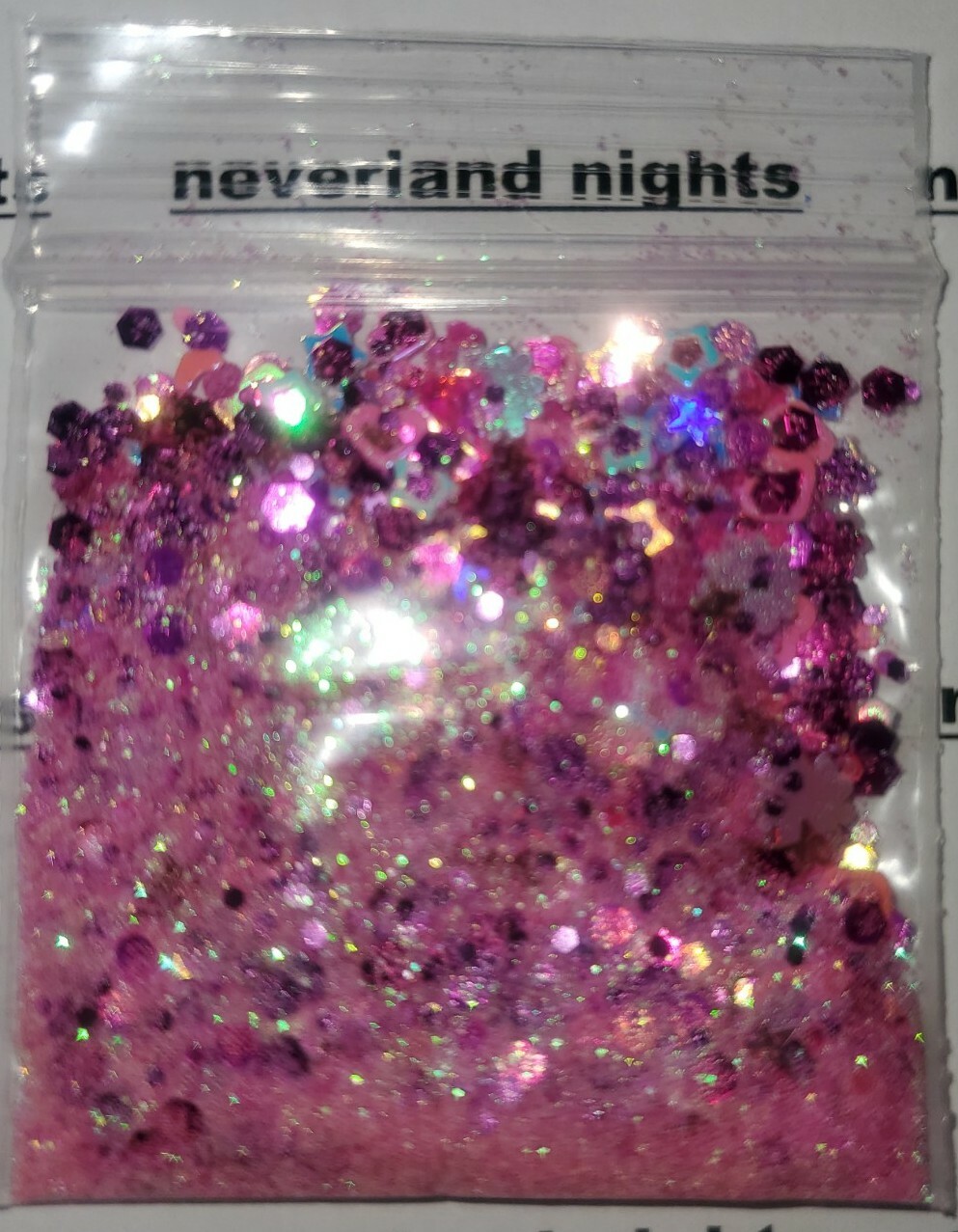 Bubblegum Pink | Iridescent Glitter Mix|Nail Art|Acrylics & Gels |Princess nails