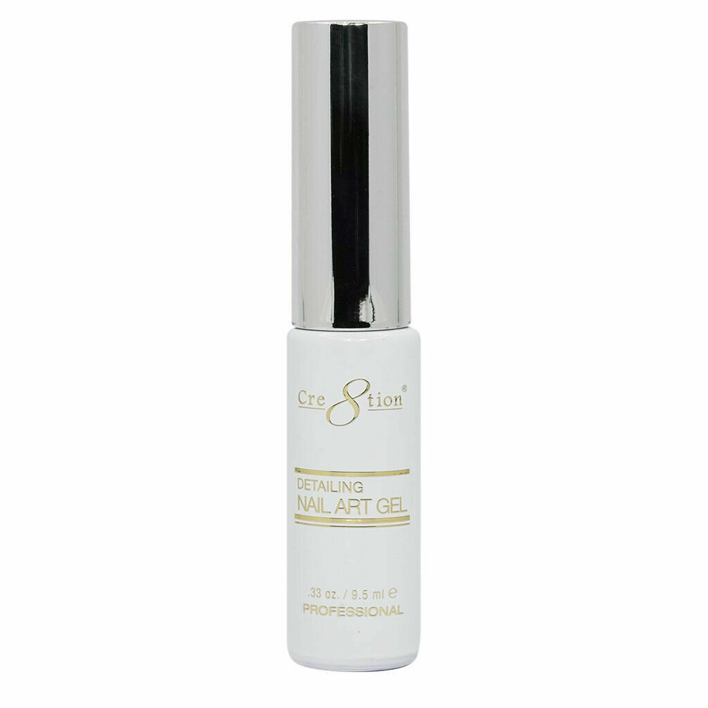Cre8tion Detailing Nail Art Gel .33 Oz – #02 White