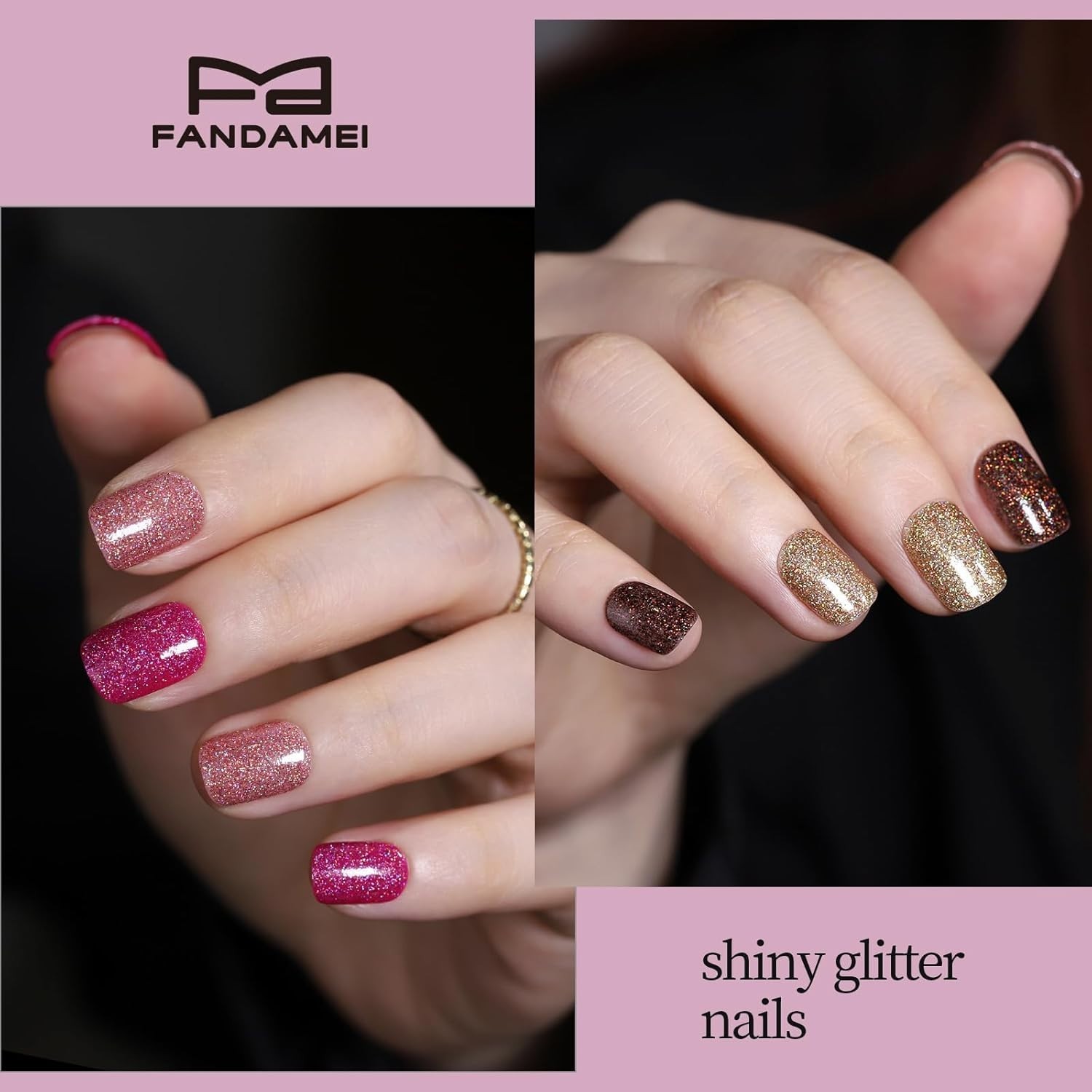 Uñas postizas cortas, 24 colores, 576 PCS. Uñas postizas cortas,Uñas cortas redo