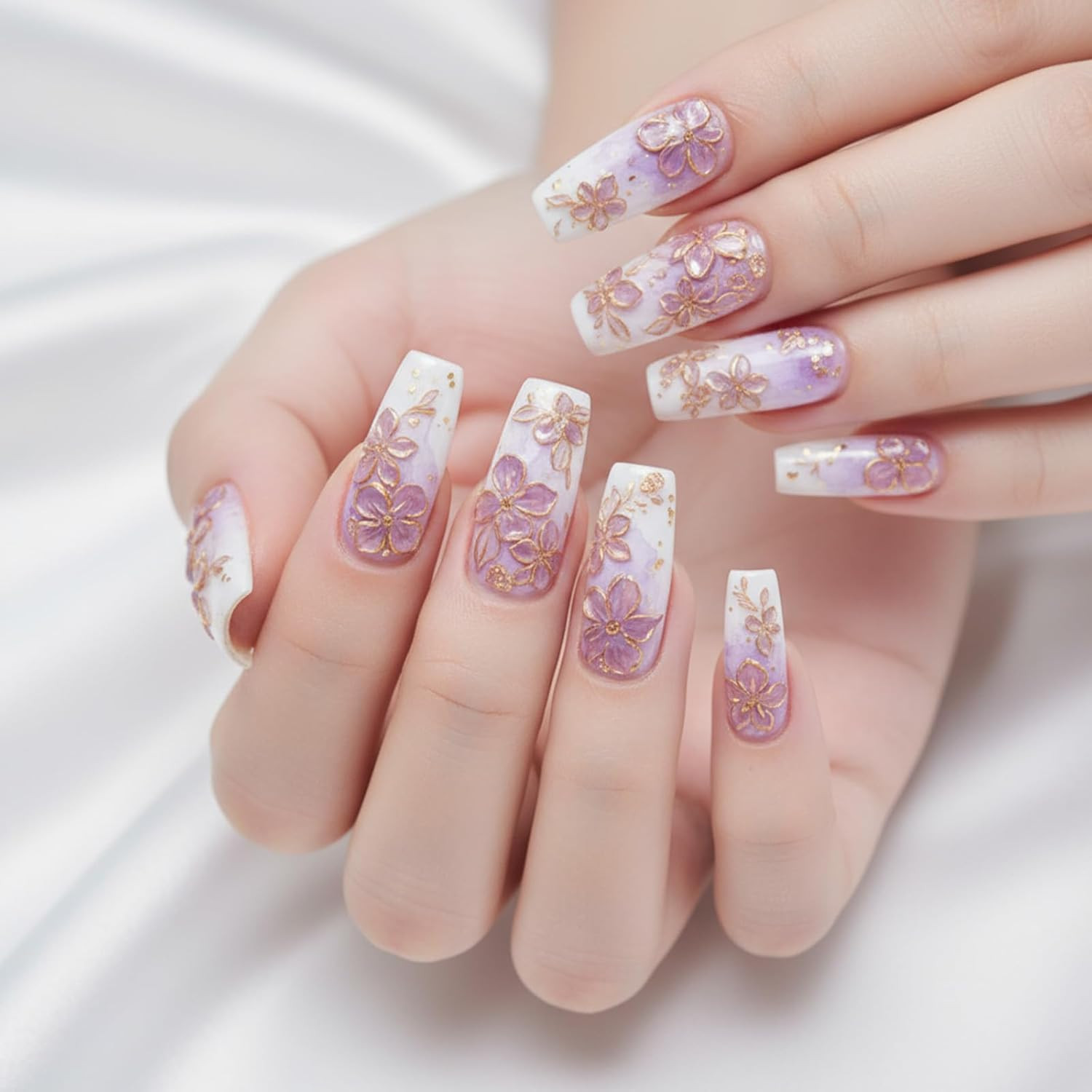 3D Floral Silicone Nail Molds for Elegant DIY Nail Art and Manicure Design